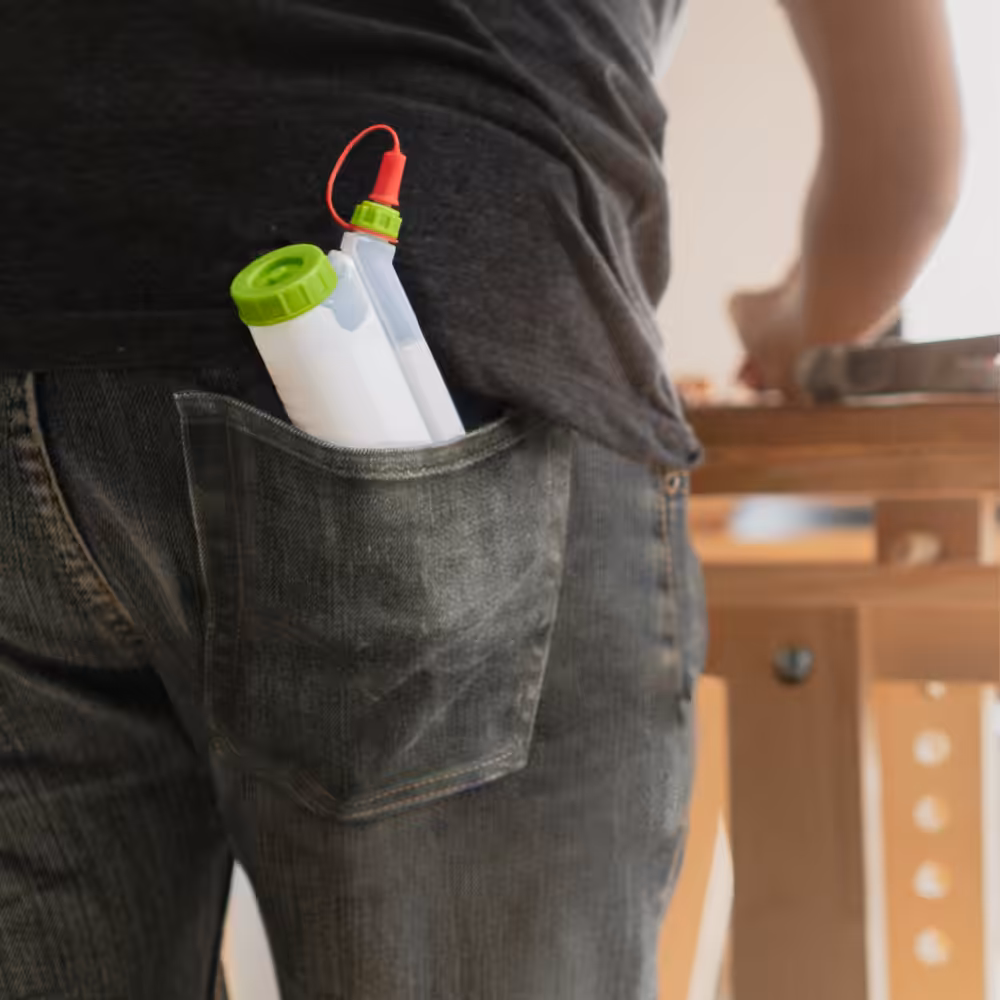 Highbot 2 Leimflasche Leimspender für Holzleim in der Holz-Werkstatt