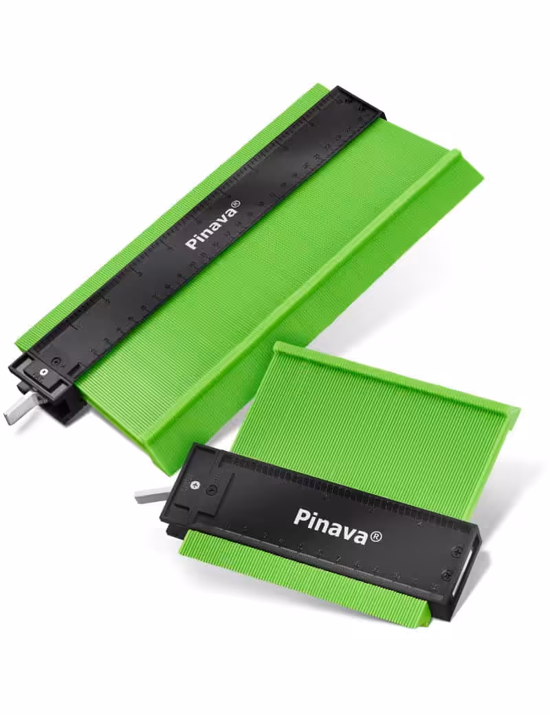 Konturenlehre 2er Set groß mit Feststeller