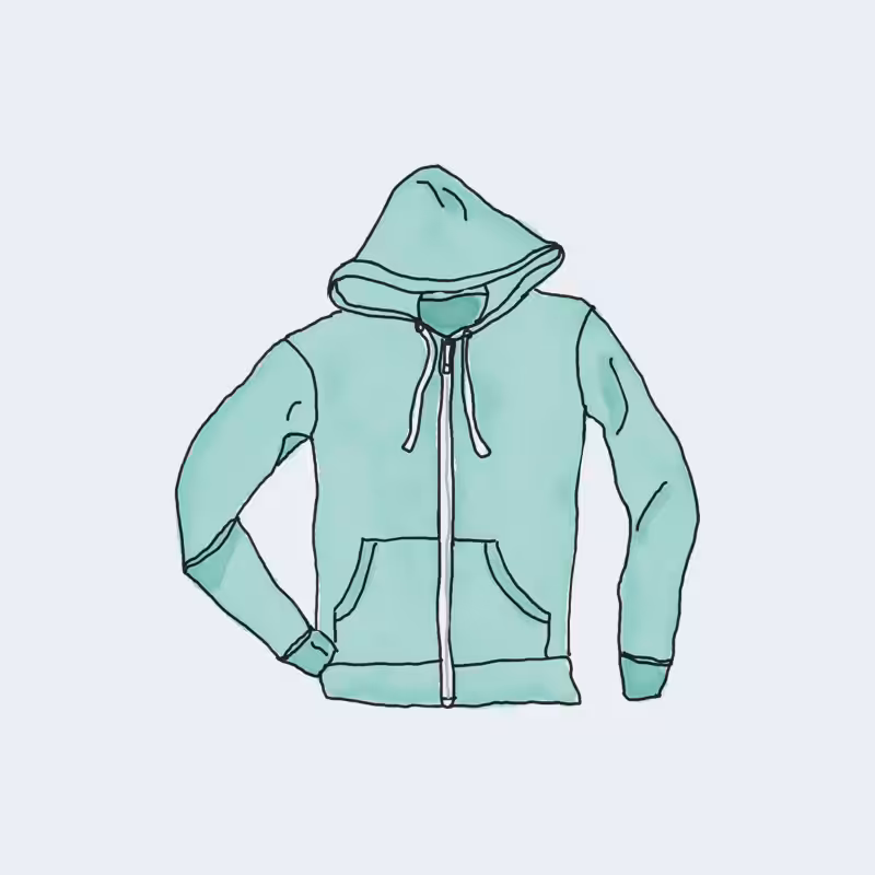 Hoodie with Zipper